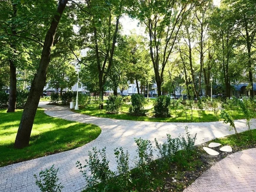 В Казани завершен первый этап благоустройства сквера «Тебриз»