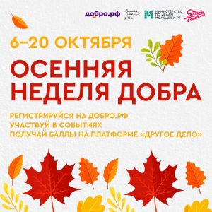 В Татарстане проходит «Осенняя неделя добра»