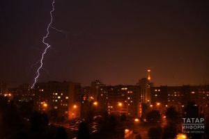В Татарстане ожидаются грозы и ветер до 18 м/с