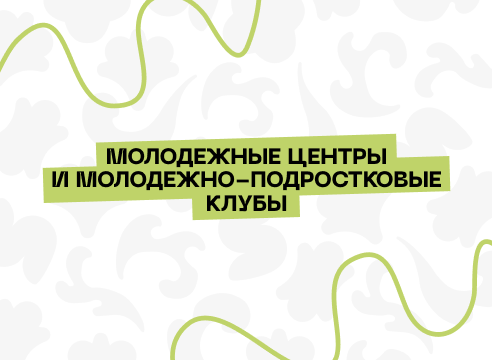 Молодежные центры и молодежно-подростковые клубы